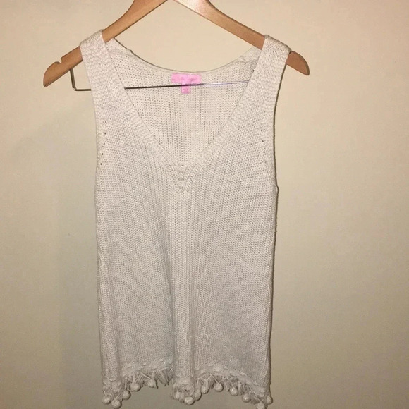 Lilly Pulitzer Sleeveless Sweater Tunic Size Small - Picture 2 of 6